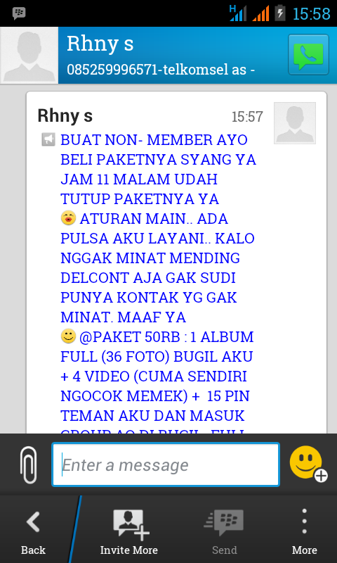 Modus penipuan baru di bbm