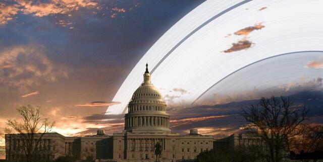 Ilustrasi Kalo Bumi Kita Ini Punya Cincin Kaya Saturnus