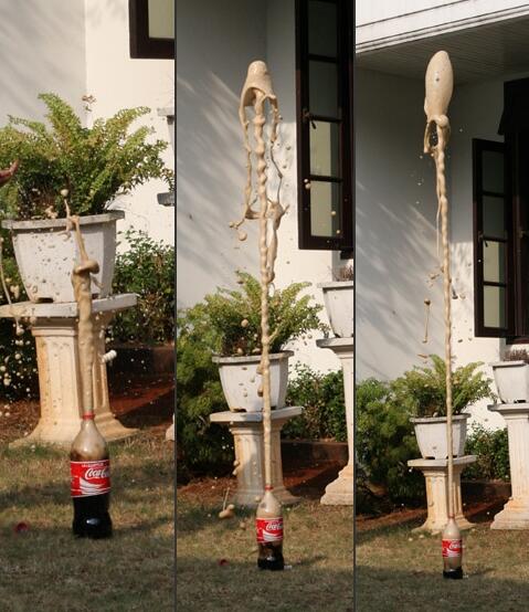 COCA COLA VS MENTOS , apa yang terjadi ?