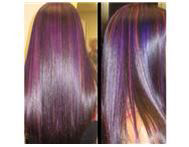 Ombre color extention hair