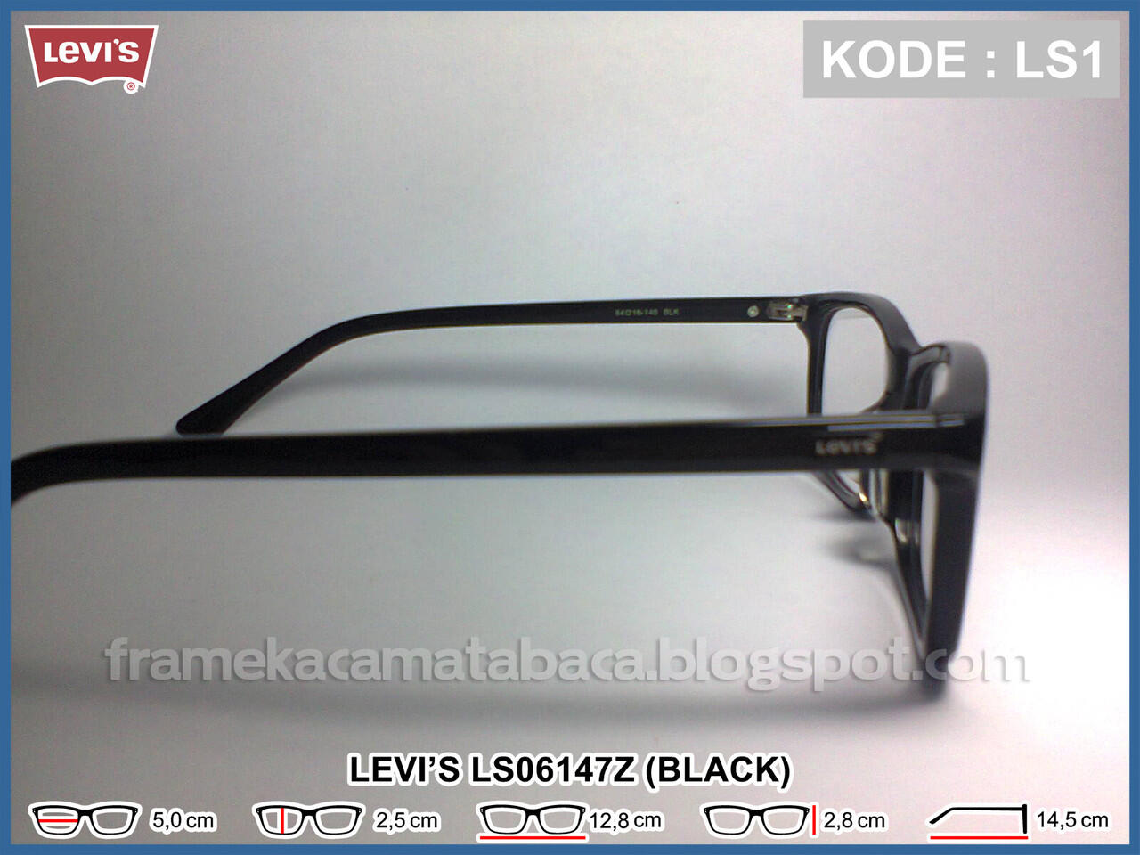 Terjual Frame kacamata  model klasik gagang frame tipis 