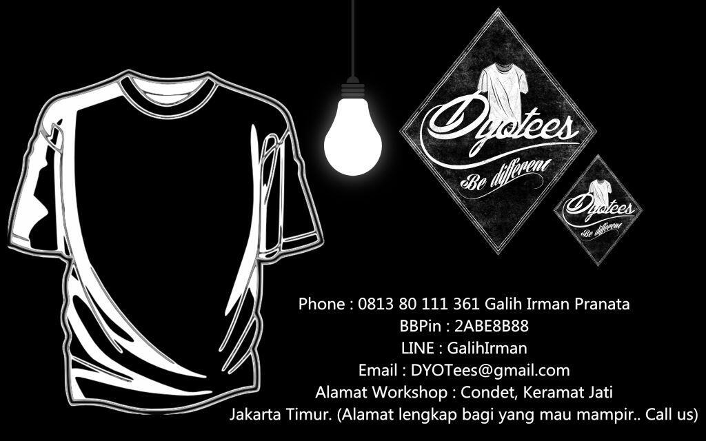 DYOTEES VENDOR - SABLON KAOS, HOODIE, SWEATER, POLOSHIRT, SPESIALIS DISTRO