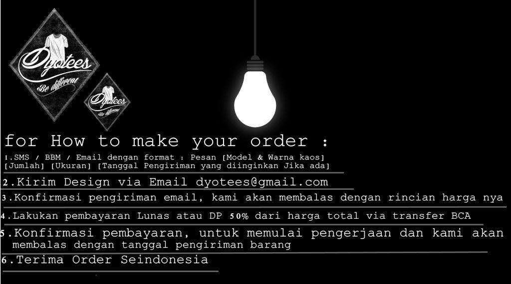 DYOTEES VENDOR - SABLON KAOS, HOODIE, SWEATER, POLOSHIRT, SPESIALIS DISTRO