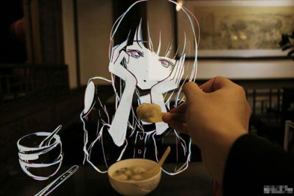 Netizen China Memperkenalkan Pacar imutnya yg berbentuk gambar sketch 2-D 