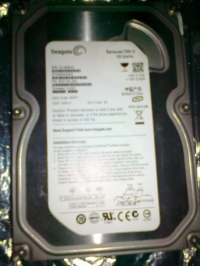 Hardisk Sata 160GB Seagate