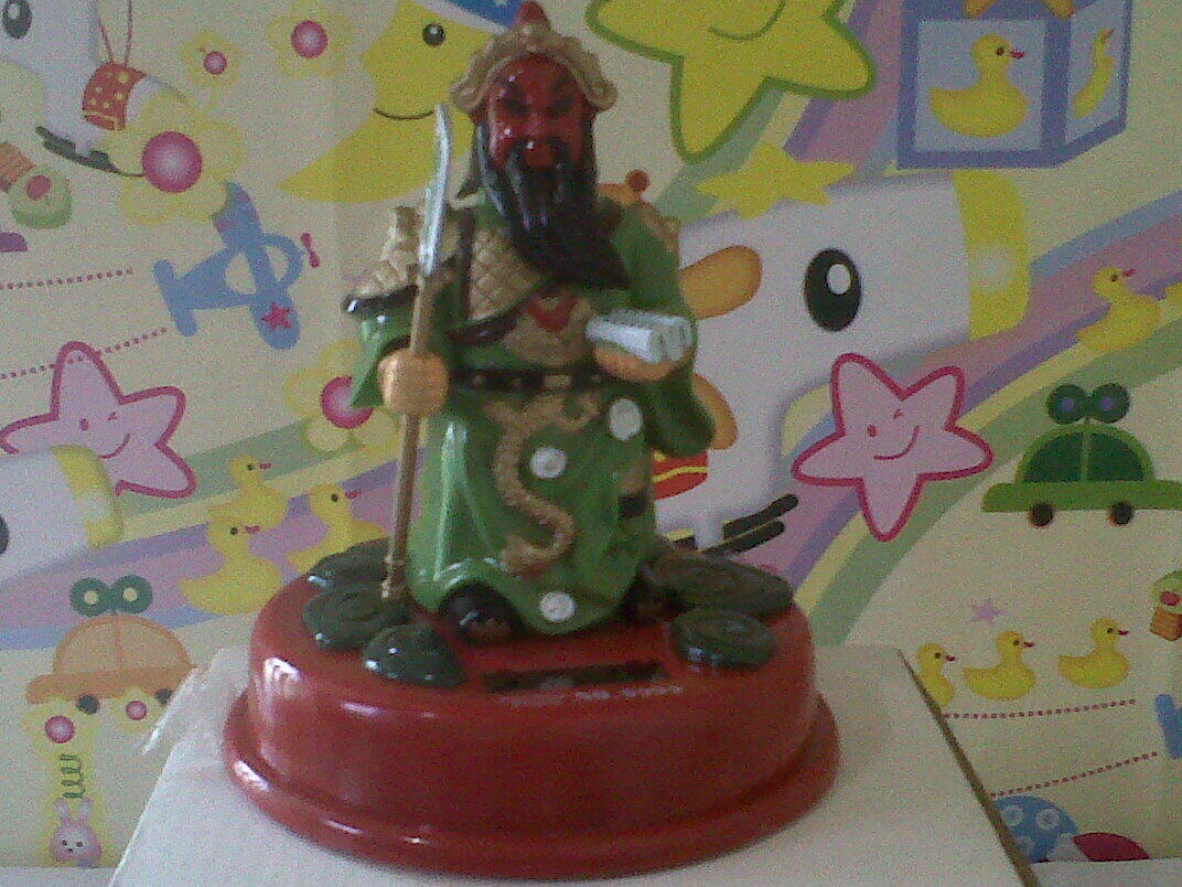 Terjual Boneka Solar Kwan Kong - Miniatur Kwan Kong - Hiasan Dashboard