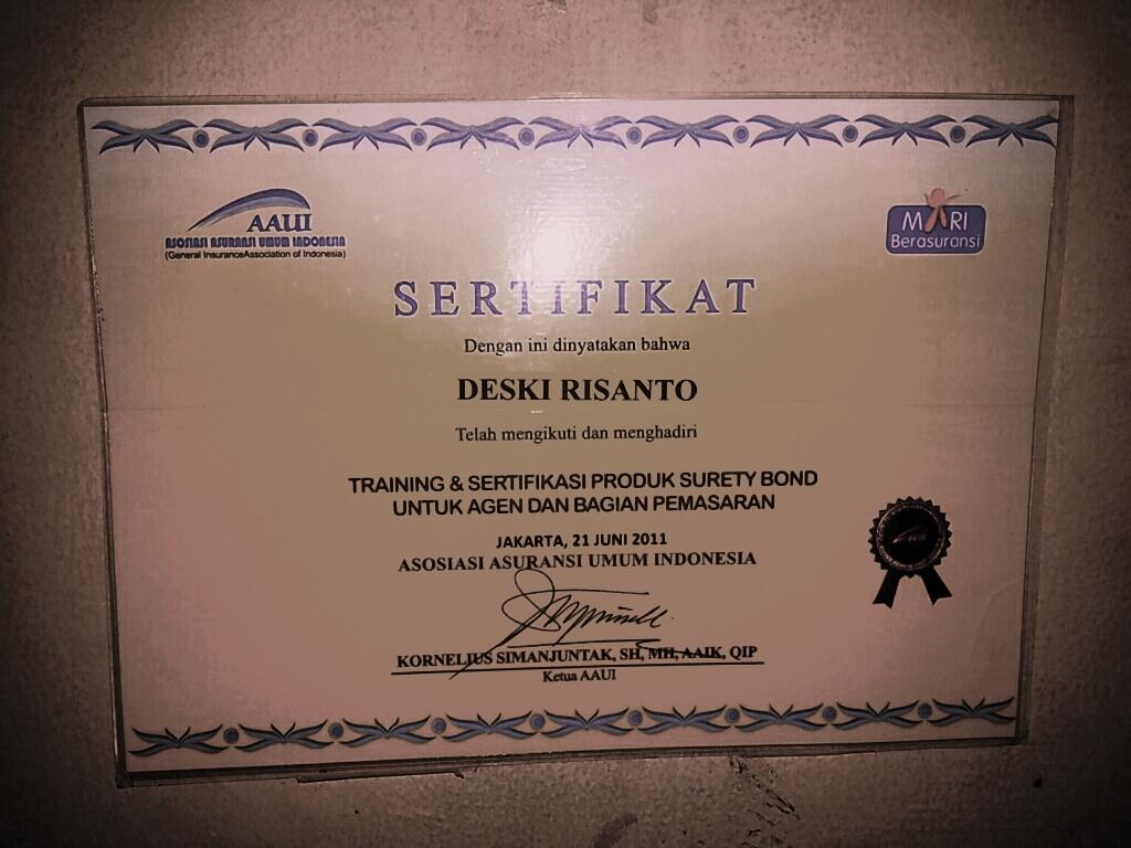 JASA PEMBUATAN ASURANSI DAN BANK GARANSI