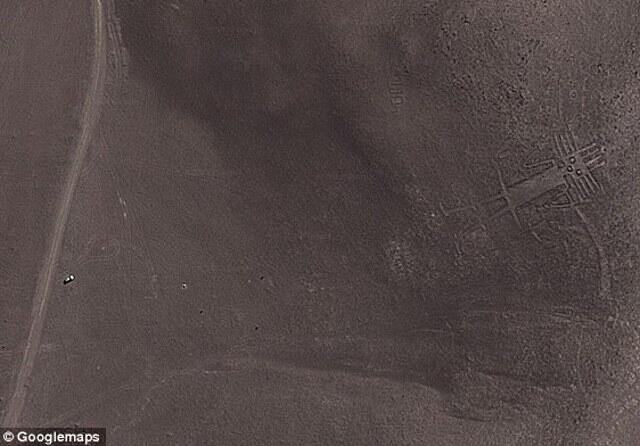 Simbol&quot; yang tertangkap oleh google earth