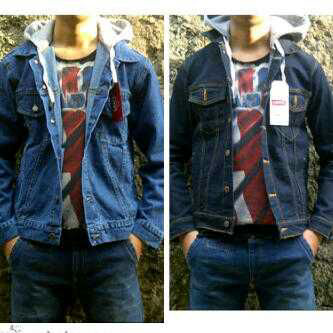 JAKET LEVIS HOODIE GROSIR SEKASKUS (135.000)