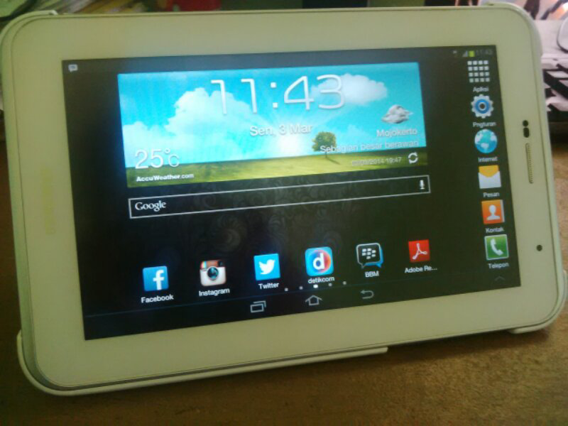 Dijual Samsung Galaxy Tab 2 7" P3100 Surabaya - Mojokerto