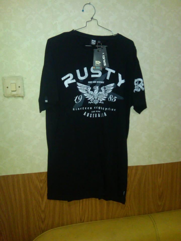 SALE baju surfl ( quiksilver, rusty, nofear, insight) ORIGINAL diskon