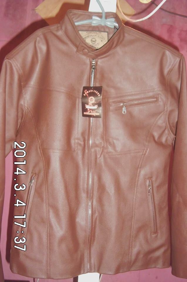 Jaket kulit imitasi
