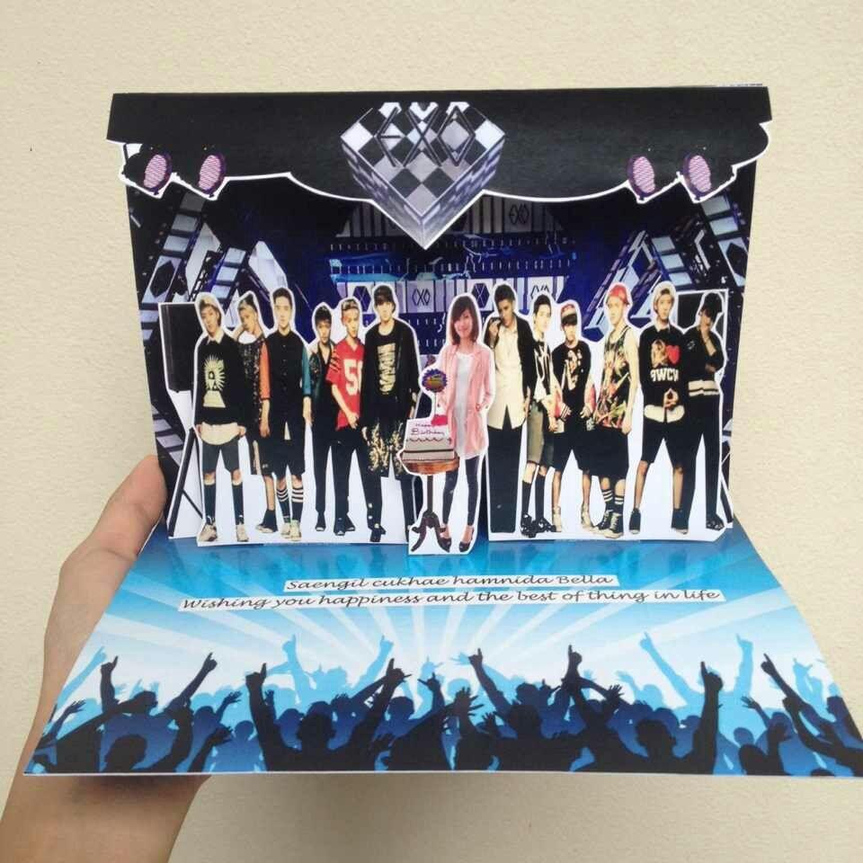 POP UP KPOP CARD