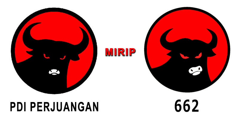Logo PDIP Mirip Logo Toko Olahraga. Manakah yang Menjiplak??