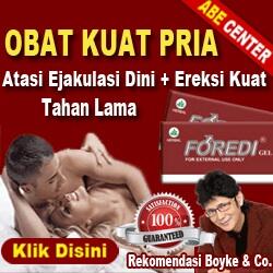 FOREDI GEL. MENGATASI EJAKULASI DINI DAN MEMBUAT TAHAN LAMA!!!