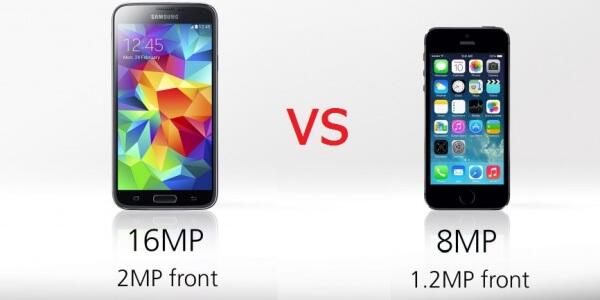 Perbandingan Samsung Galaxy S5 vs iPhone 5S