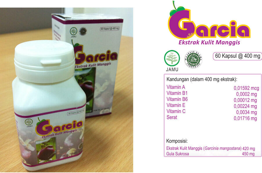 Garcia, Ekstrak Kulit Manggis