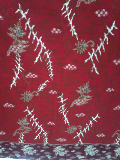 Kain Batik Merserised samforised untuk Kemeja