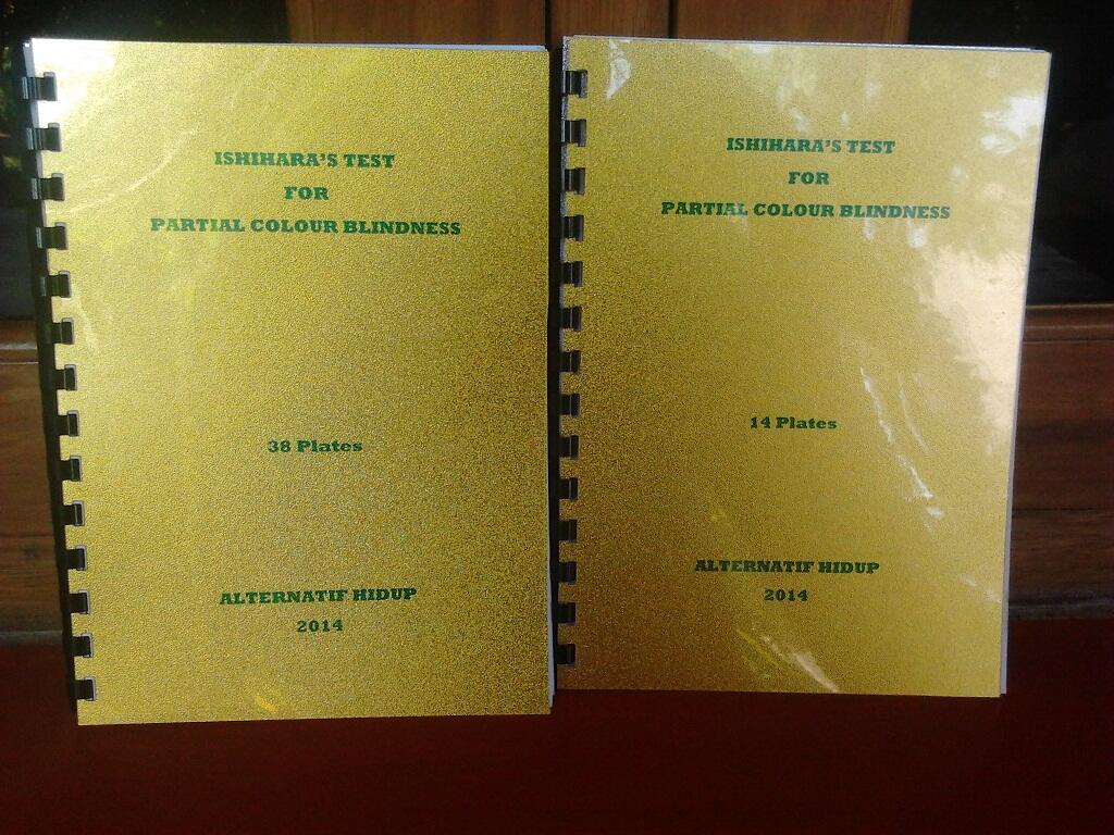 BUKU ISHIHARA / ISHIHARA TEST / BUKU BUTA WARNA / TERAPI BUTA WARNA PARSIAL / CB/BW