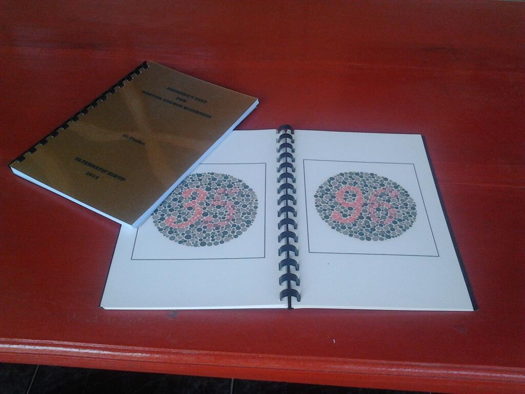 BUKU ISHIHARA / ISHIHARA TEST / BUKU BUTA WARNA / TERAPI BUTA WARNA PARSIAL / CB/BW