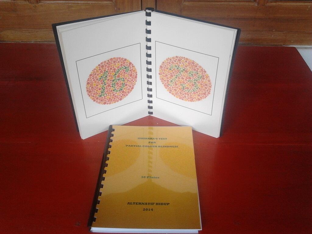 BUKU ISHIHARA / ISHIHARA TEST / BUKU BUTA WARNA / TERAPI BUTA WARNA PARSIAL / CB/BW