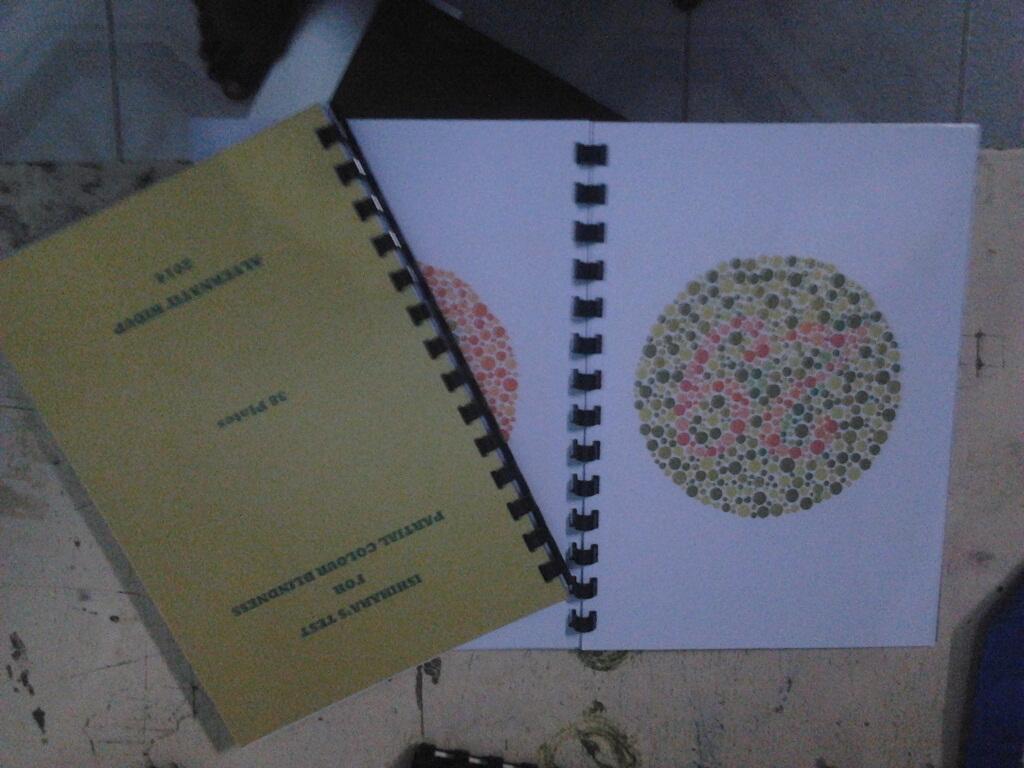 BUKU ISHIHARA / ISHIHARA TEST / BUKU BUTA WARNA / TERAPI BUTA WARNA PARSIAL / CB/BW