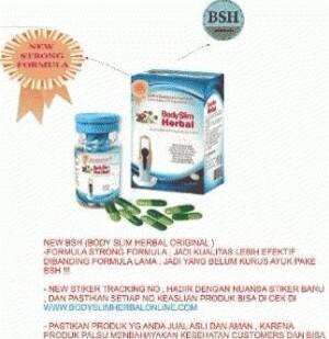 Body slim herbal capsule, teh, dan lotion pelangsing tubuh
