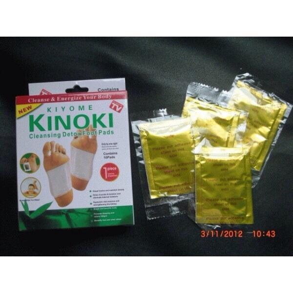 Kinoki white, gold, rose detox foot pad