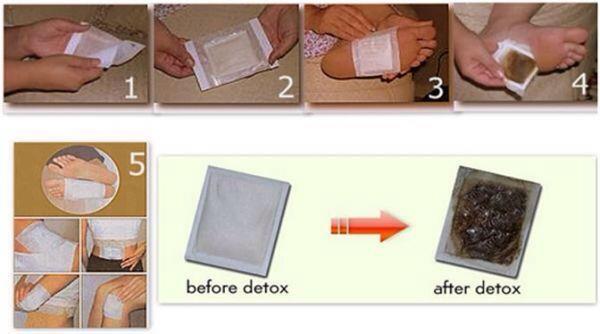 Kinoki white, gold, rose detox foot pad