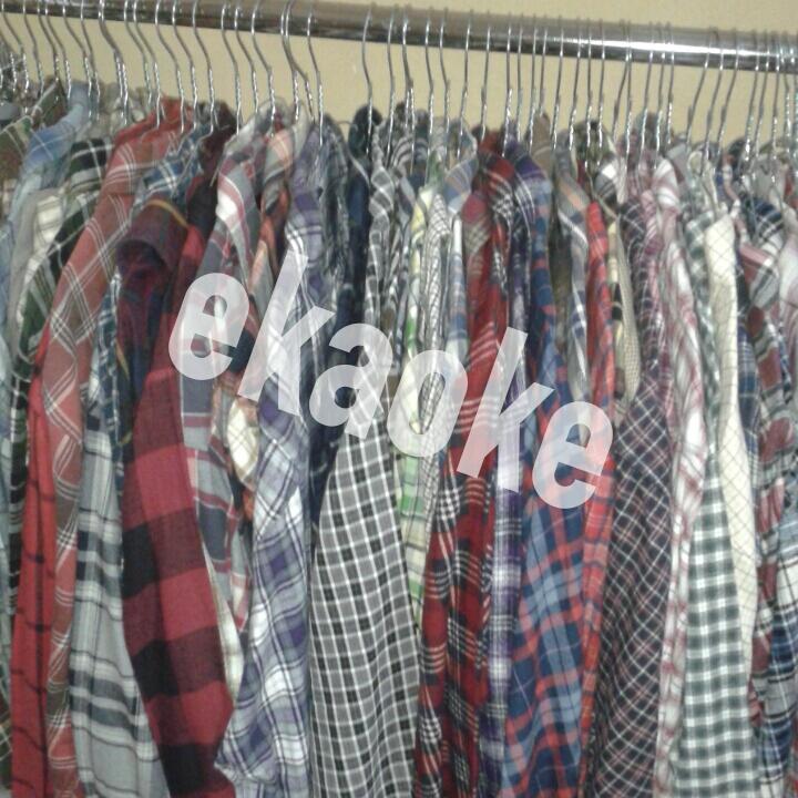 macam2 kemeja flannel / flanel branded motif keren