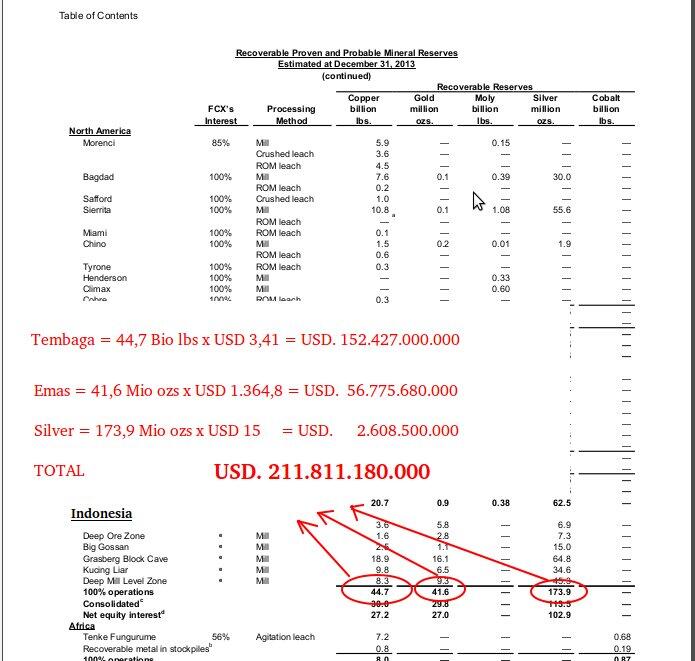 Sebagian Fakta tentang PT. Freeport Indonesia