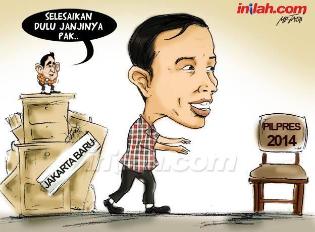 Waktu kampanye Jokowi janji pimpin Jakarta 5 tahun, tidak pernah janji jadi presiden