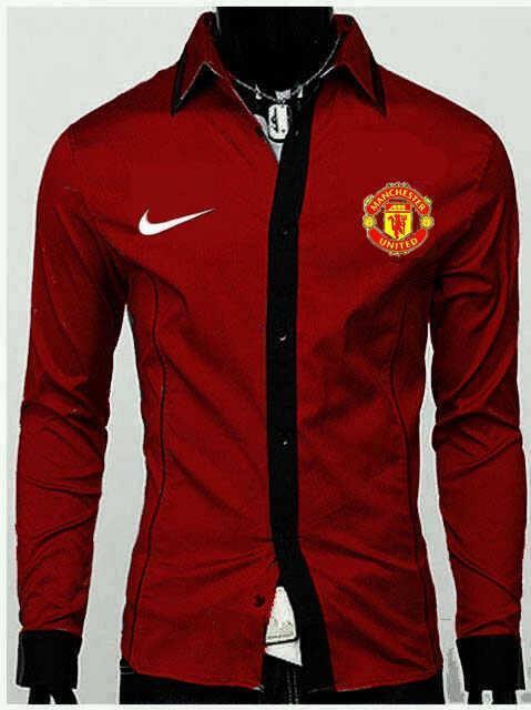 KEMEJA BIRU/MERAH KLUB