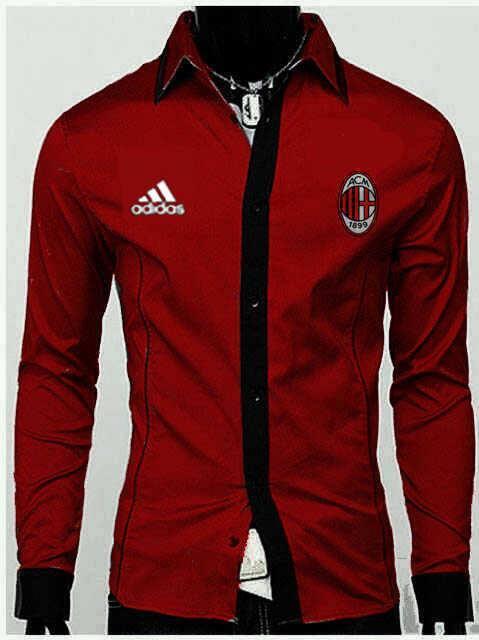 KEMEJA BIRU/MERAH KLUB