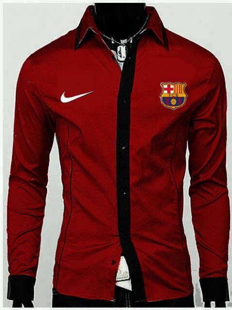 KEMEJA BIRU/MERAH KLUB