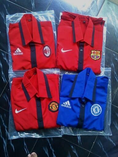 KEMEJA BIRU/MERAH KLUB
