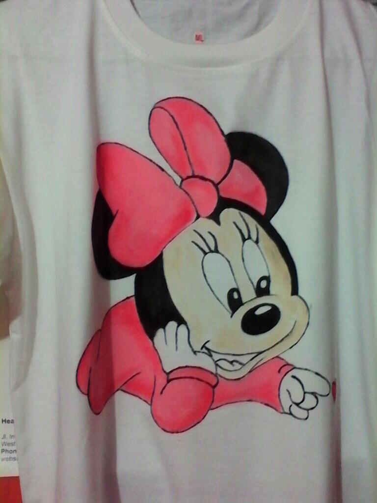 Kaos lukis bisa COD dibanyak tempat