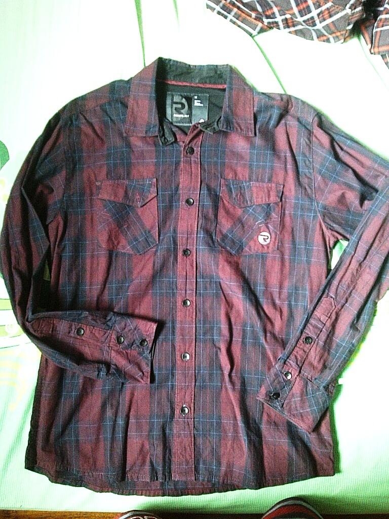 Garage Sale Kemeja Flanel merek Larusso Salt and Pepper Royalist iebe