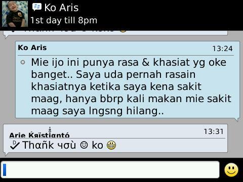 Mie Hijau Therapy.... aneh kan?? check it out!!