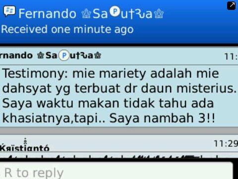 Mie Hijau Therapy.... aneh kan?? check it out!!