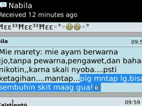 Mie Hijau Therapy.... aneh kan?? check it out!!