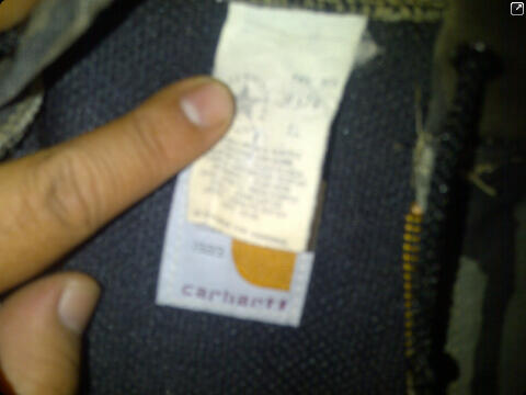 jaket hoodie carhartt size xl fit medium kondisi 90% edisi 100 tahun made in usa