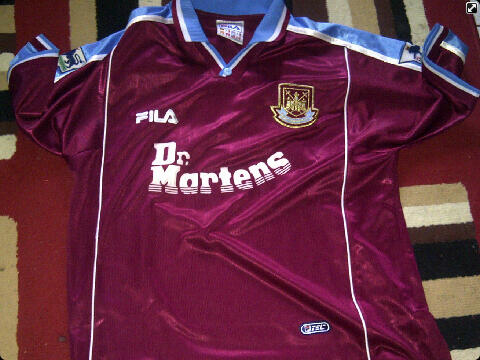 jersey original WHU west ham united kondisi 95% size xl