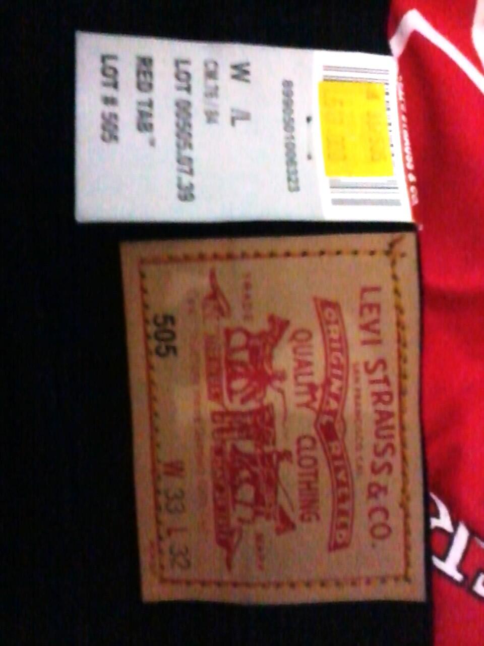 JUAL LEVI'S 505 BLACK MURAH!