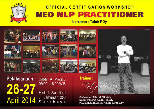 PELATIHAN NLP " NEURO LINGUISTIC PROGRAMMING"