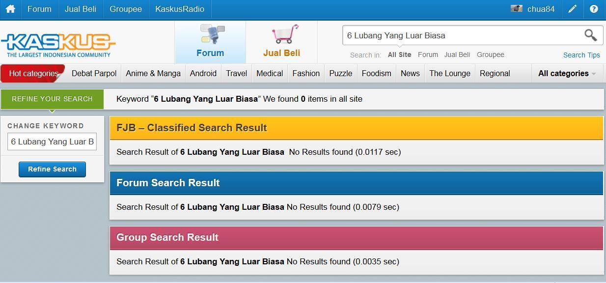 6 Lubang Yang Luar Biasa