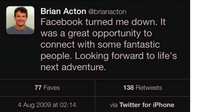 Lebih Jauh Dengan Brian Acton (CEO Whatsapp) 