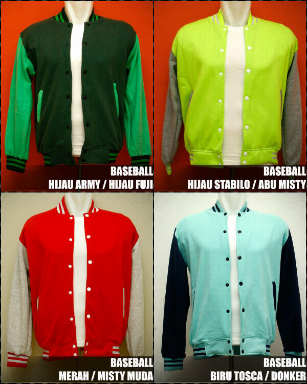 Dijual Jaket berbagai model : Baseball, Hoodie Jumper dan Zipeer, Sweater Polos!