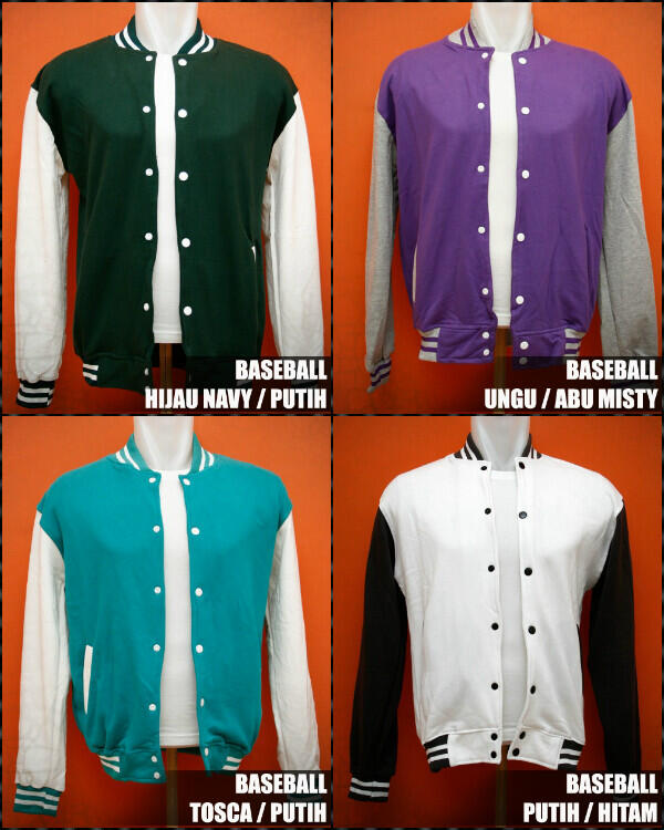 Dijual Jaket berbagai model : Baseball, Hoodie Jumper dan Zipeer, Sweater Polos!