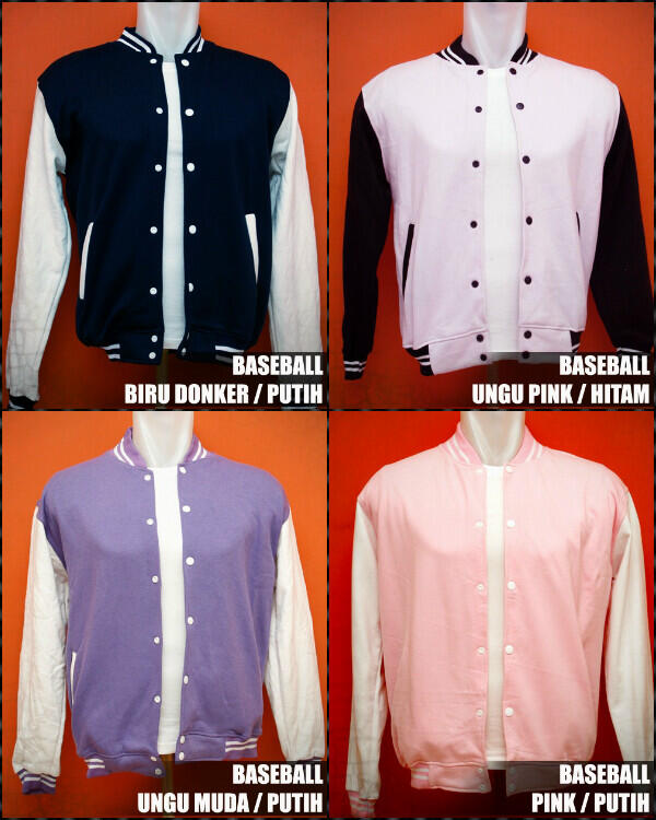 Dijual Jaket berbagai model : Baseball, Hoodie Jumper dan Zipeer, Sweater Polos!